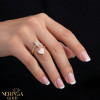 Rose gold women's ring #67426