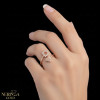 Rose gold women's ring #67430