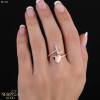 Rose gold women's ring #67420