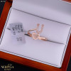 Rose gold women's ring #67422