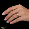 Rose gold women's ring #65112