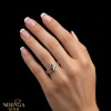 Rose gold women's ring #65200