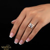 Rose gold women's ring #65167