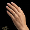 Rose gold women's ring #65155