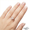 Rose gold women's ring #65358