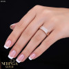 Rose gold women's ring #65593