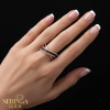 Rose gold women's ring #65562