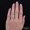 Rose gold women's ring #65322