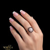 Rose gold women's ring #64921