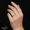 Rose gold women's ring #65008