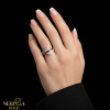 Rose gold women's ring #65452