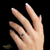 Rose gold women's ring #65768