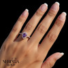 Rose gold women's ring #65568