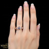 Rose gold women's ring #65025