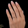 Rose gold women's ring #65021