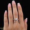 Rose gold women's ring #65085