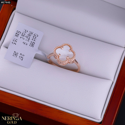 Rose gold women's ring #67446