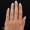 Rose gold women's ring #67728