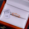 Rose gold women's ring #67730