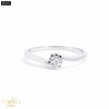 White gold gemstone ring #68101