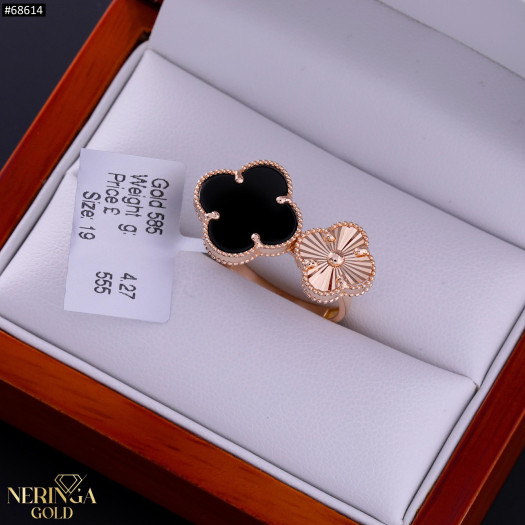 Rose gold women's ring #68614