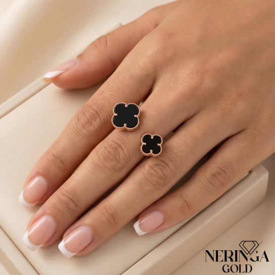 Rose gold women's ring #68743