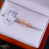 Rose gold women's ring #68979