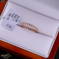 Rose gold women's ring #68988