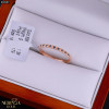 Rose gold women's ring #68989