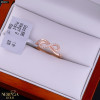 Rose gold women's ring #69017