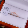 Rose gold women's ring #69024