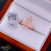 Rose gold women's ring #69110