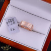 Rose gold women's ring #69113