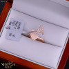 Rose gold women's ring #69123