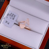 Rose gold women's ring #69124