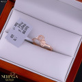 Rose gold women's ring #69125