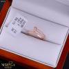 Rose gold women's ring #69054