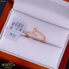 Rose gold women's ring #69055