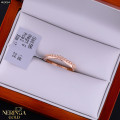 Rose gold women's ring #69084
