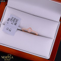 Rose gold women's ring #69098
