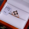 Rose gold women's ring #69169