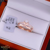 Rose gold women's ring #69176