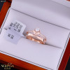 Rose gold women's ring #69178