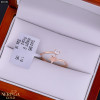 Rose gold women's ring #69194
