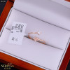 Rose gold women's ring #69196