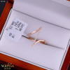 Rose gold women's ring #69202