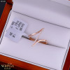 Rose gold women's ring #69203