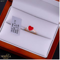Rose gold women's ring #69757