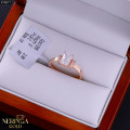 Rose gold women's ring #70077