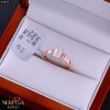 Rose gold women's ring #70079